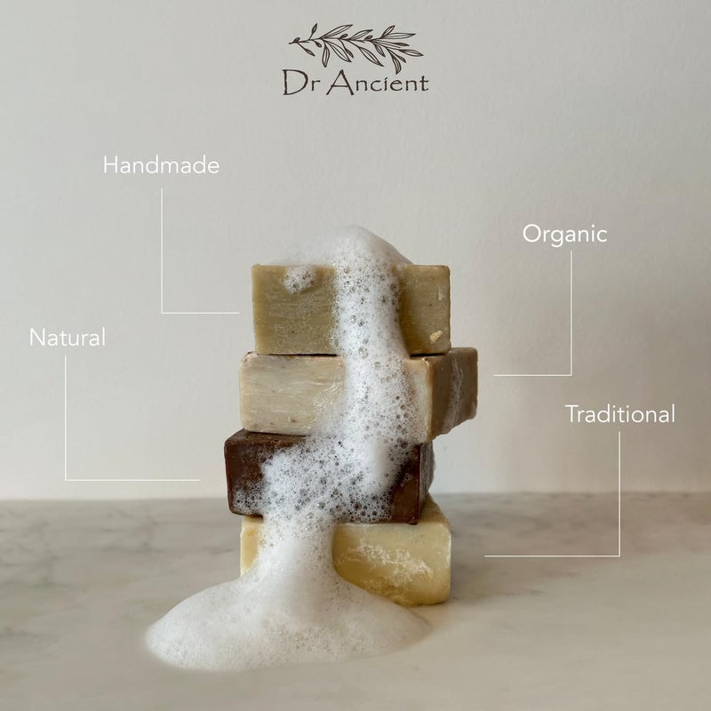 Dr.Ancient Bittim Soap + Aleppo Soap Organic Natural Vegan Traditional Handmade Antique - Absolutely No Chemicals! - Image 4